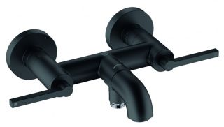 Смеситель для ванны и душа Kludi Nova Fonte Puristic чёрный матовый 205403915